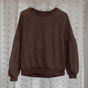 Brown soft sweater